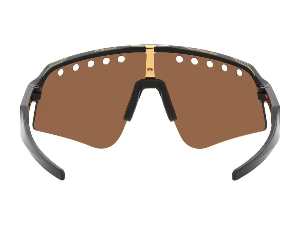 Oakley Sutro Lite Sweep Cycling Sunglasses TLD Matte Black Prizm Tungsten 946519