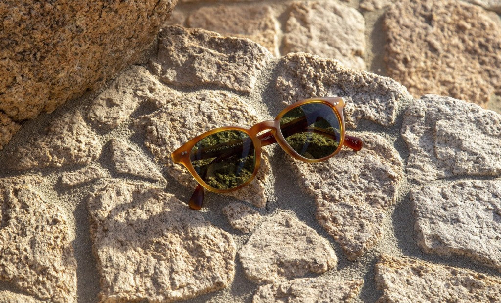 Oliver Peoples Desmon Sun Güneş Gözlüğü OV5454SU 176353 Translucent Dark Teal Cognac 50 Ekartman