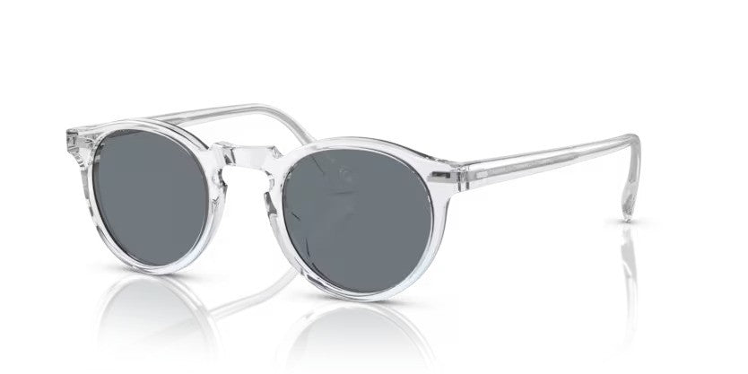 Oliver Peoples Gregory Peck Sun Photochromic Sunglasses OV5217S 1101R8 Crystal Crystal Indigo Photochromic 50 Ekartman