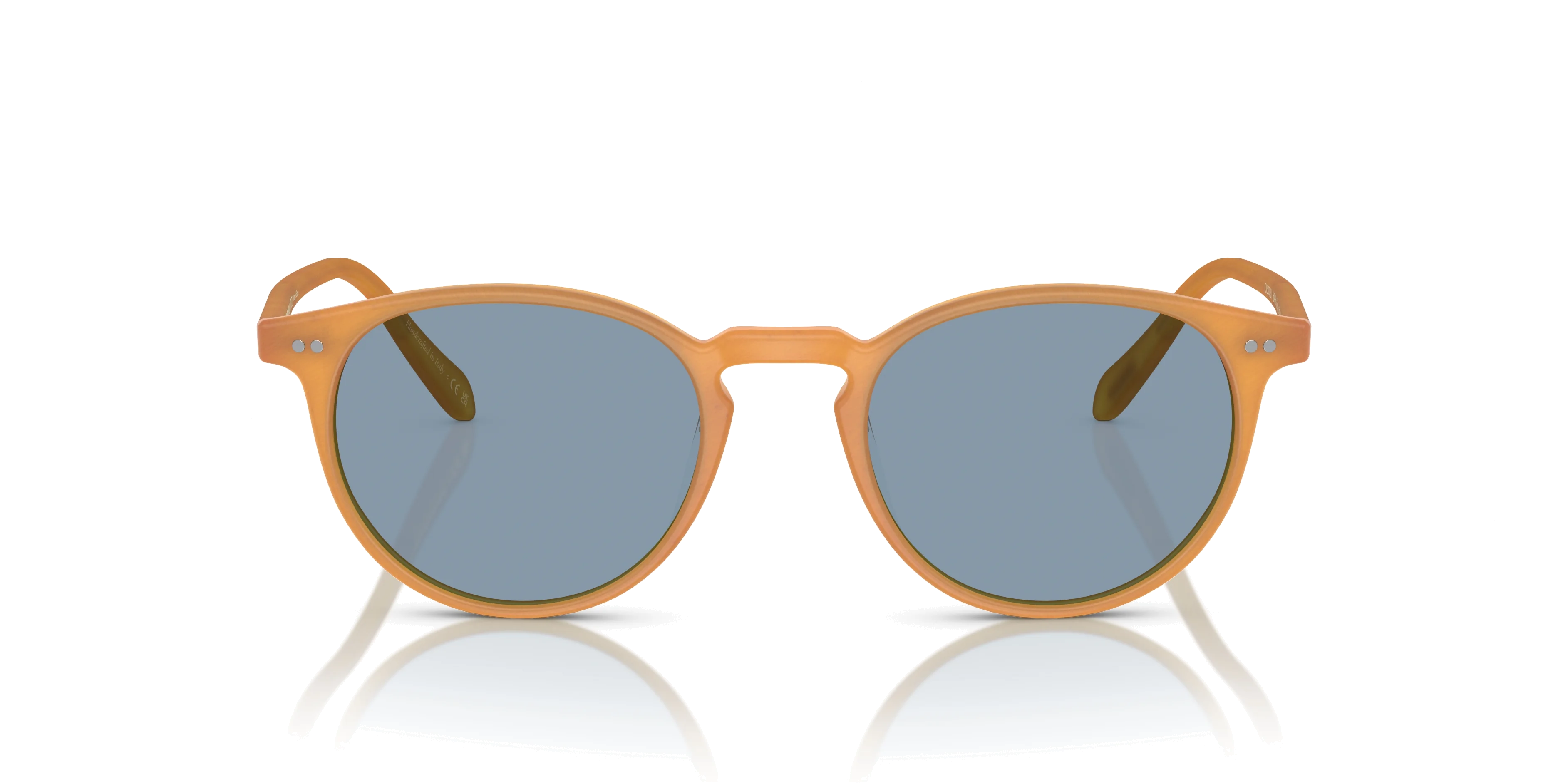 Oliver Peoples Riley Sun Güneş Gözlüğü OV5004SU 169956 Semi Matte Amber Tortoise Cobalto 49 Ekartman