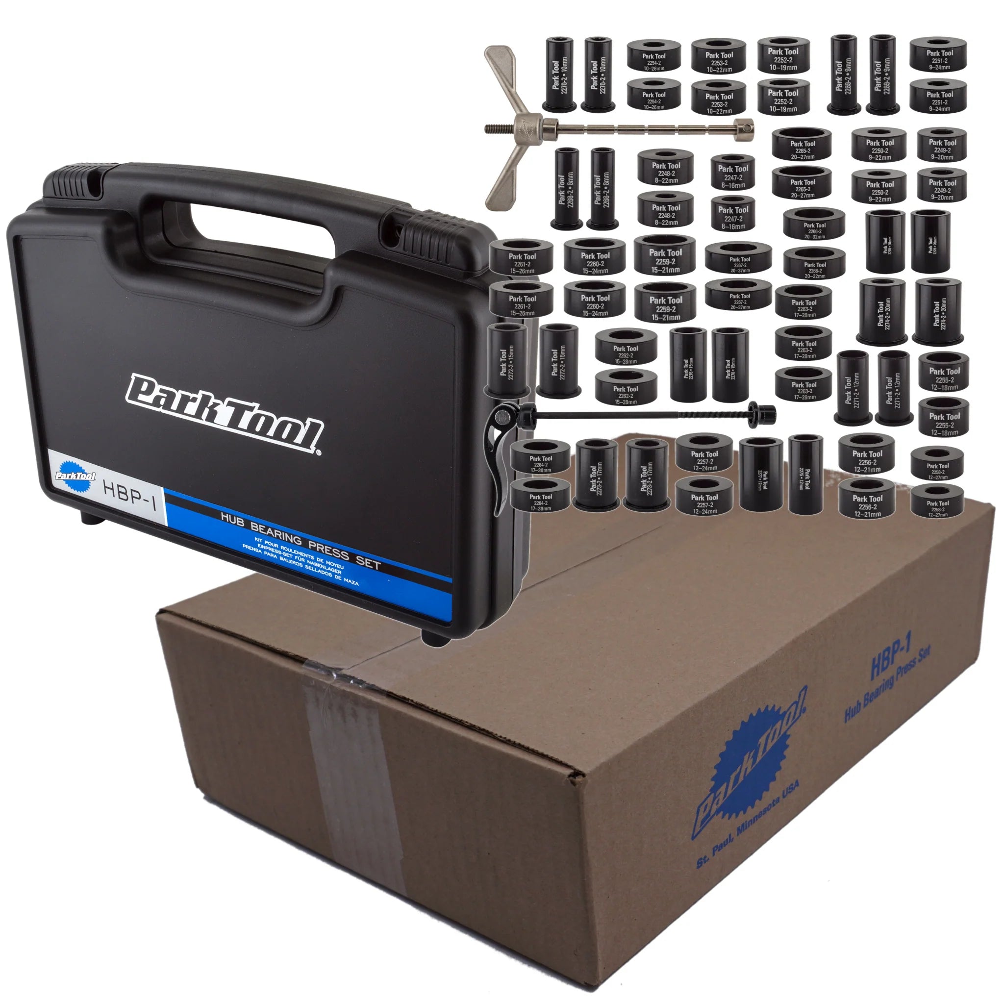 Park Tool Göbek Rulmanları İçin Pres Seti HBP-1 PTHBP1