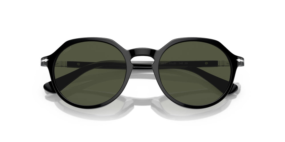 Persol 0PO3255S 95/31 Güneş Gözlüğü 51 Ekartman Black Green