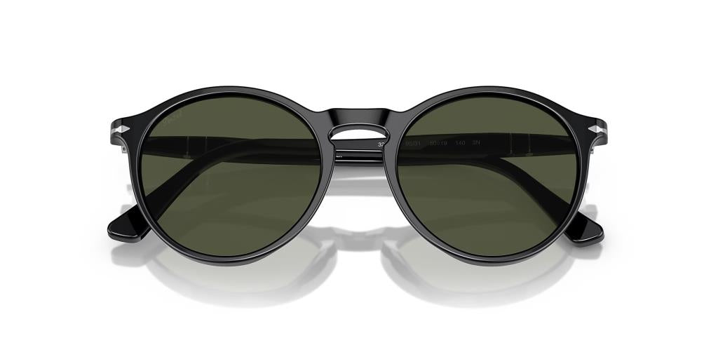 Persol 0PO3285S Güneş Gözlüğü Black Green 95/31 52 Ekartman