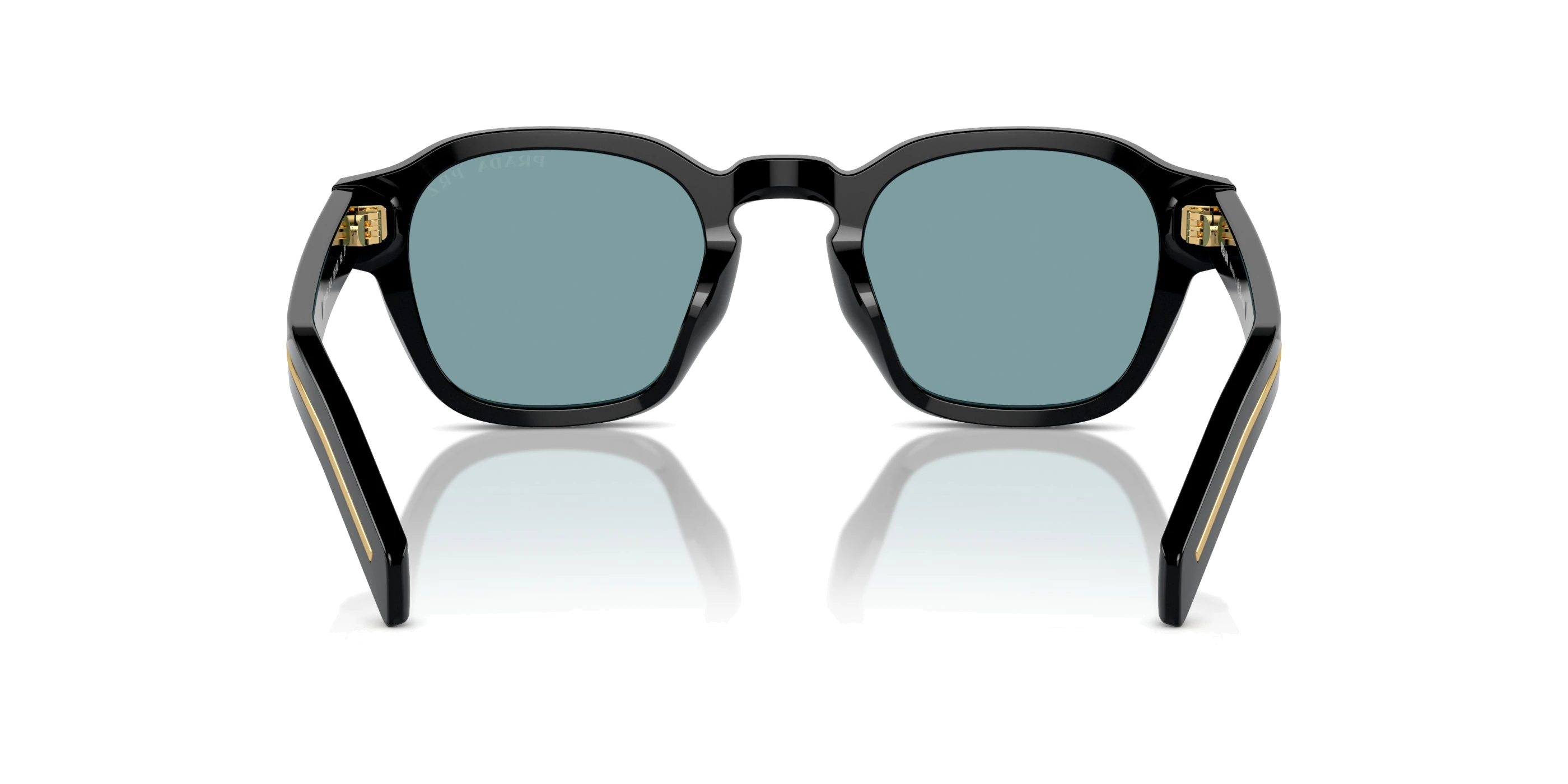 Prada Polarize Güneş Gözlüğü 0PR A16S 52 Ekartman 16K04D Black Green Polar