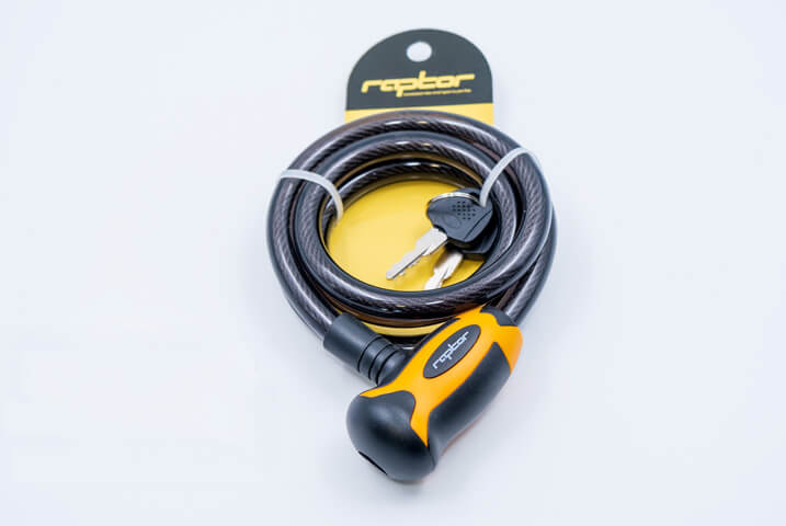 Raptor Anahtarlı Bisiklet Kilidi 12x120cm 200914 87326