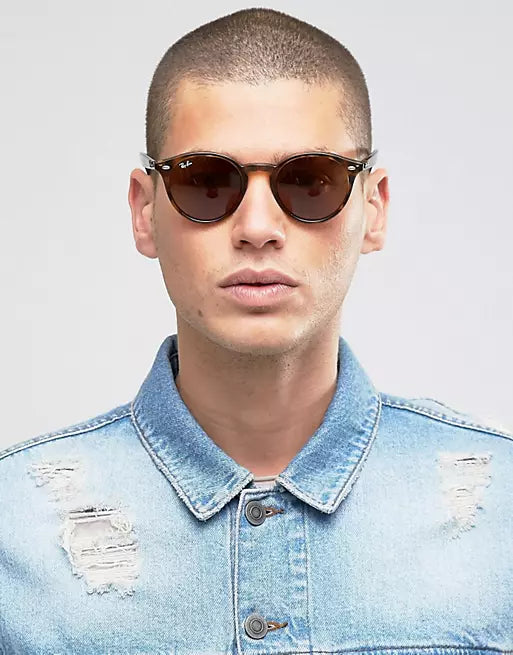 Солнцезащитные очки Ray-Ban 0RB2180 Опаловый Серый Фиолетовый Зеркальный с Градиентом Серебристый