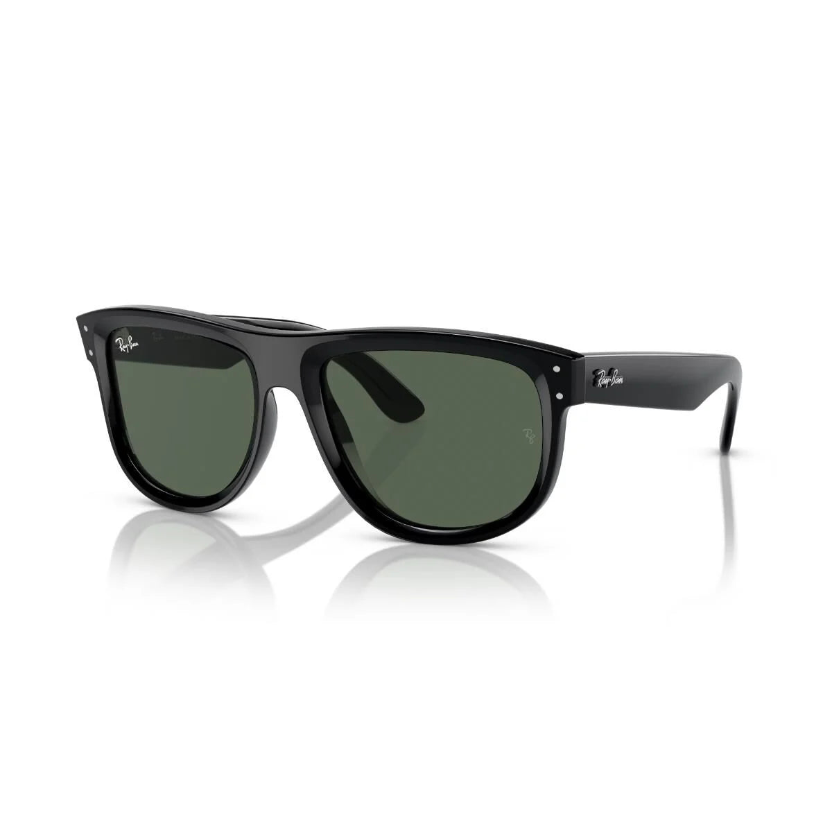 Ray-Ban Boyfriend Reverse Güneş Gözlüğü RBR0501S 6677VR 56 Ekartman Black Dark Green