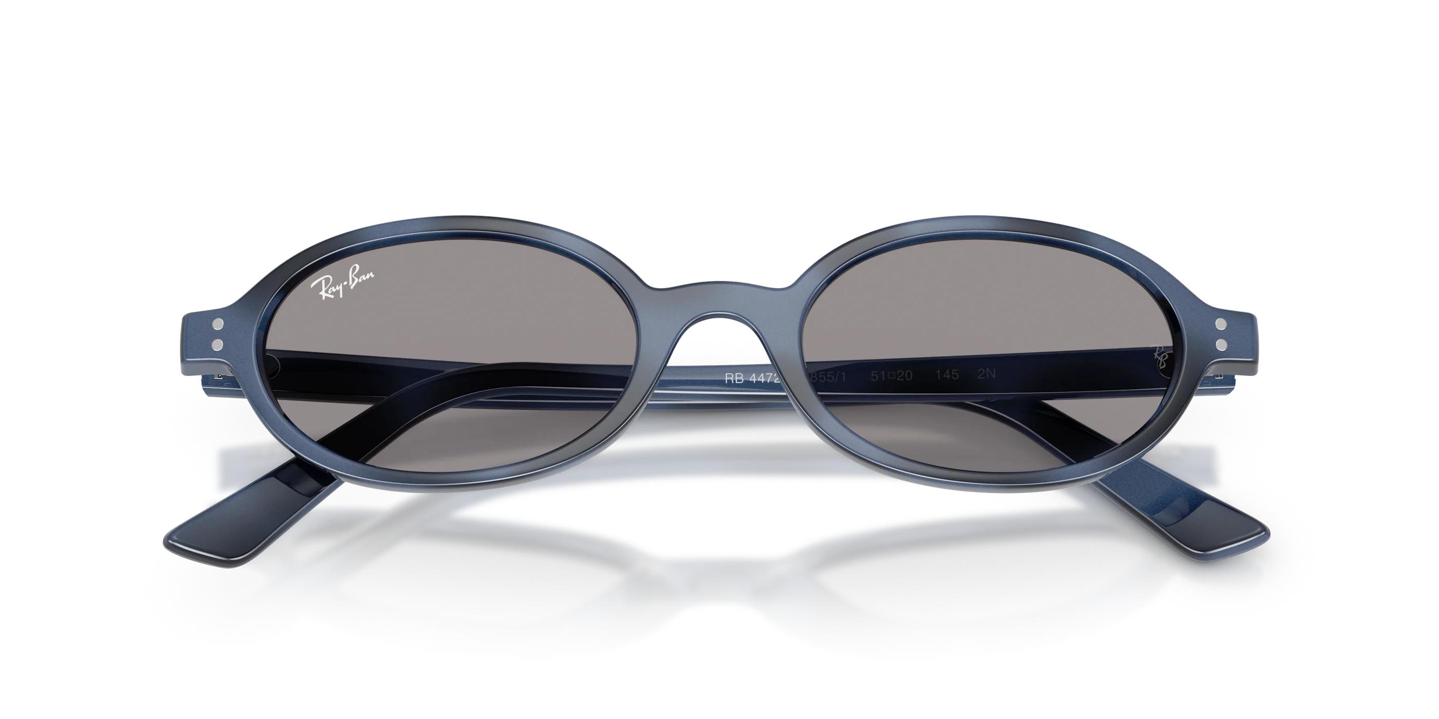 Ray-Ban Kadın Güneş Gözlüğü RB4472 6855/1 Blu Havana Grey 48 Ekartman