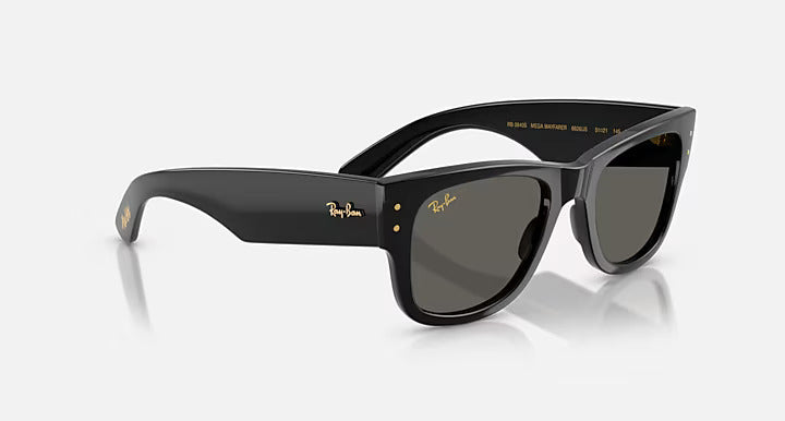 Ray-Ban Mega Wayfarer ASAP Rocky Özel Koleksiyon Güneş Gözlüğü 0RB0840S Black Dark Gray 51 Ekartman 6826J5