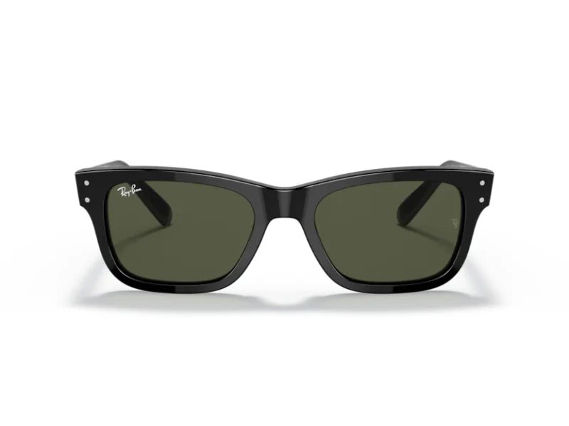 Ray-Ban MR Burbank Sunglasses RB2283 901/31 Black Green 52 Lens Width