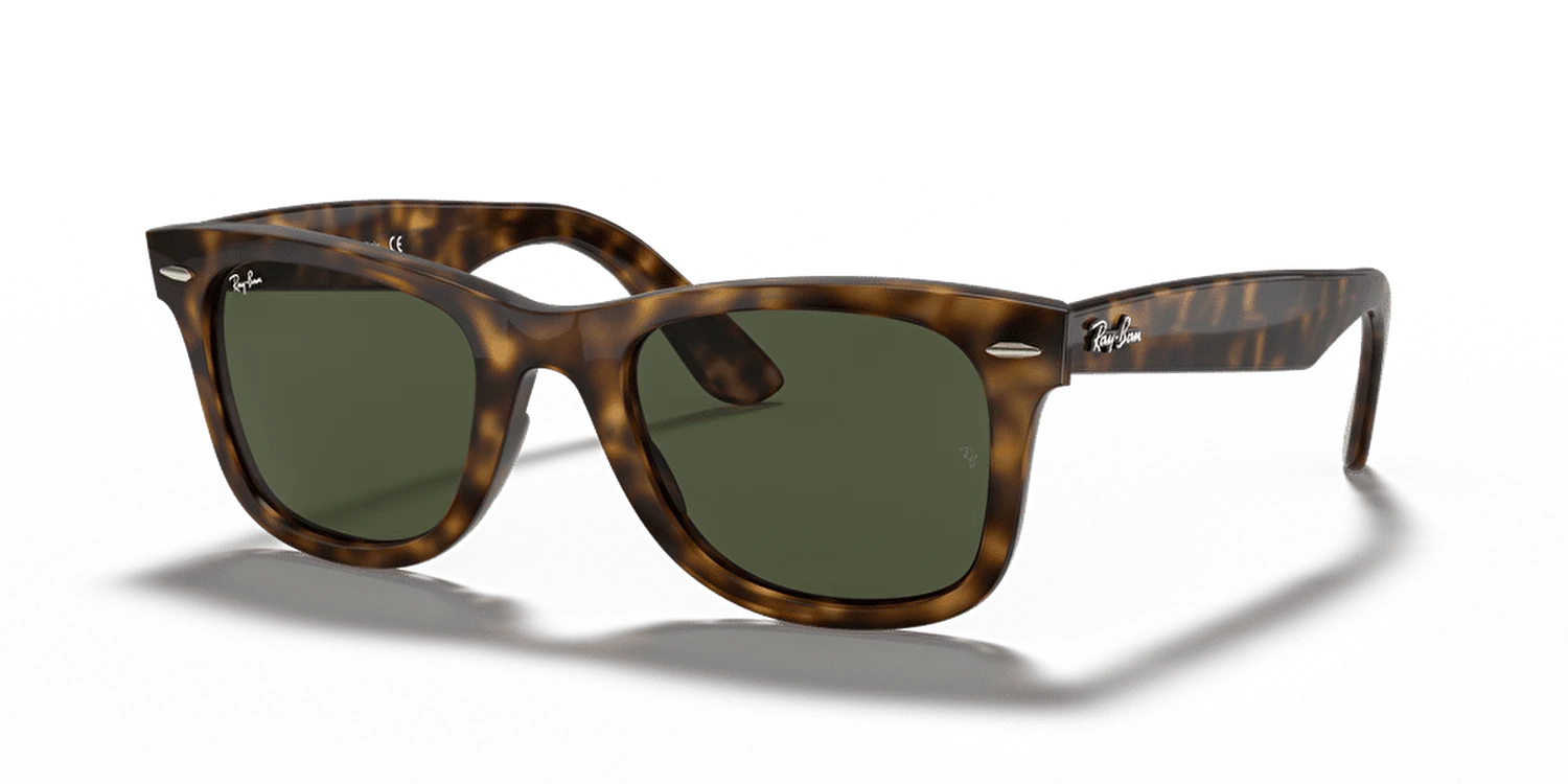 Ray-Ban Wayfarer Güneş Gözlüğü RB4340 710 50 Ekartman Light Havana G-15 Green