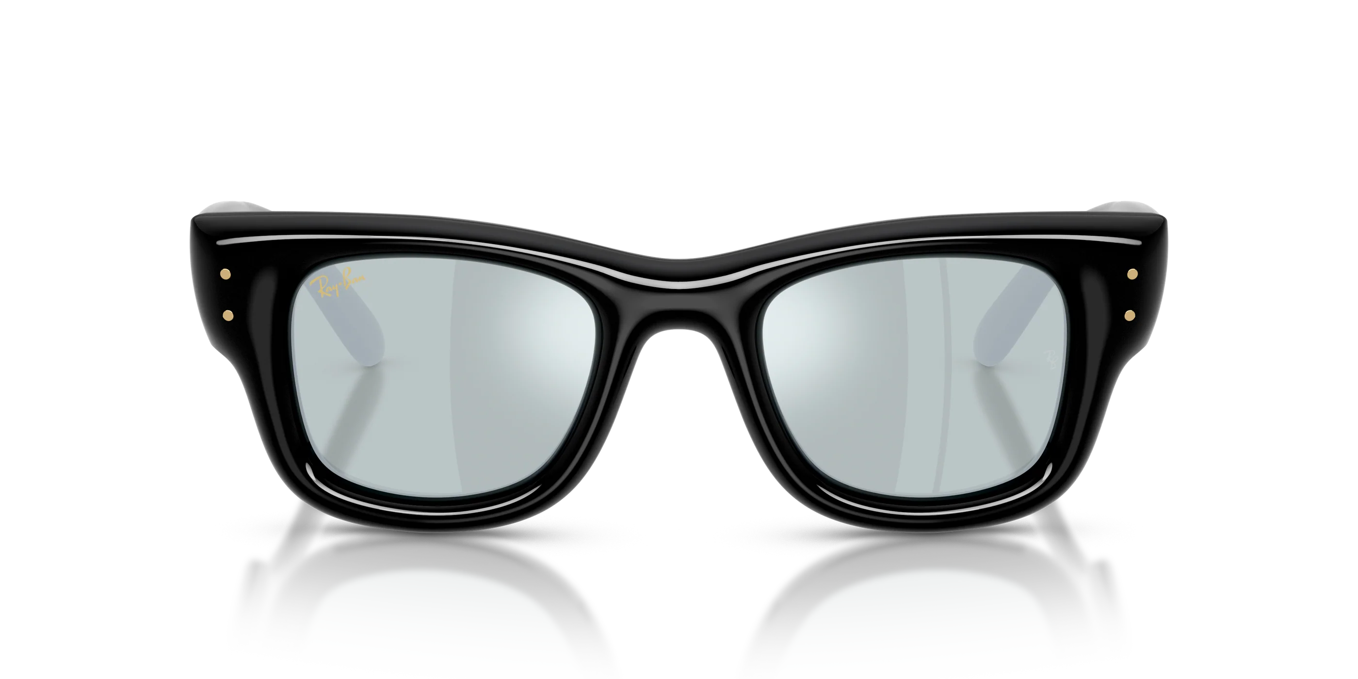 Ray-Ban Wayfarer Puffer A$AP ROCKY Özel Seri Güneş Gözlüğü RB4940 601/30 Black Green Mirror Silver Plan 47 Ekartman