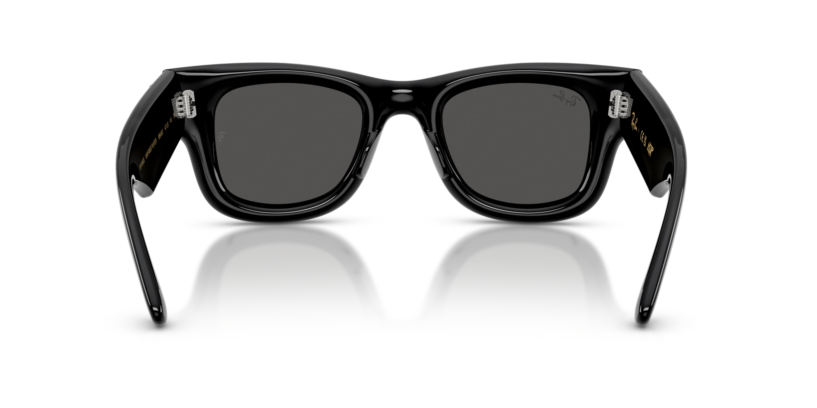 Ray-Ban Wayfarer Puffer A$AP ROCKY Özel Seri Güneş Gözlüğü RB4940 601/55 Black Light Green Mirror Blue 47 Ekartman