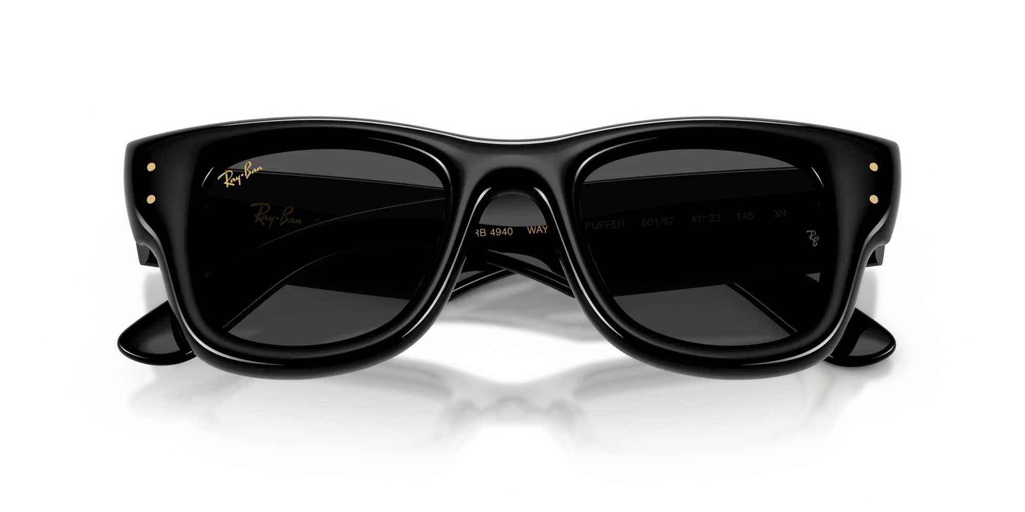 Ray-Ban Wayfarer Puffer A$AP ROCKY Özel Seri Güneş Gözlüğü RB4940 601/87 Black Ultra Black 47 Ekartman