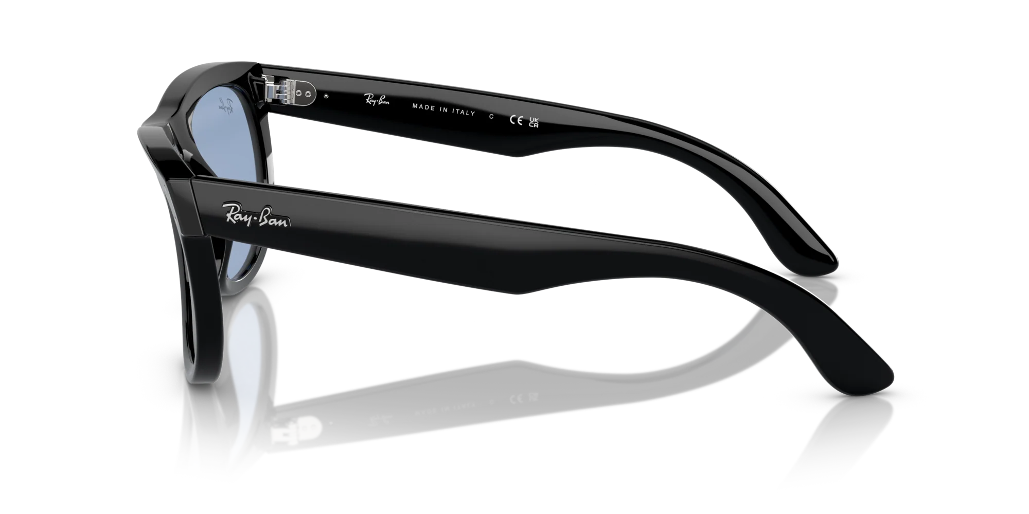 Ray-Ban Wayfarer Reverse Güneş Gözlüğü RBR0502S Black Light Blue 667772 53 Ekartman