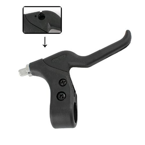 Saiguan Brake Lever Set (Left and Right), Compatible with 24/26 Inch Rims, Plastic FRN-106