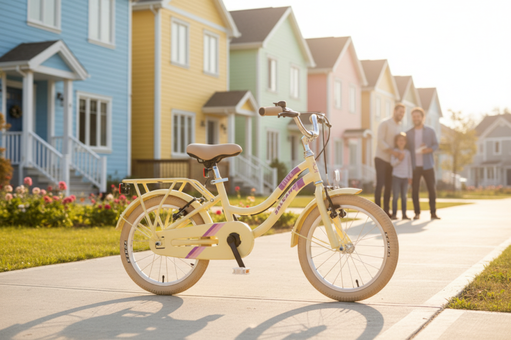 Детский велосипед Salcano Flyer с 16-дюймовыми колесами и V-образными тормозами, 2026 год.