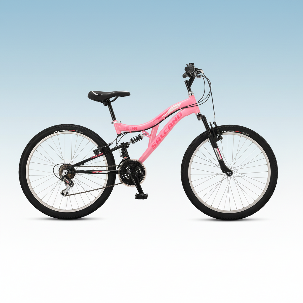 Salcano Helen 24 Jant Çift Amortisörlü Dağ Bisikleti 2026