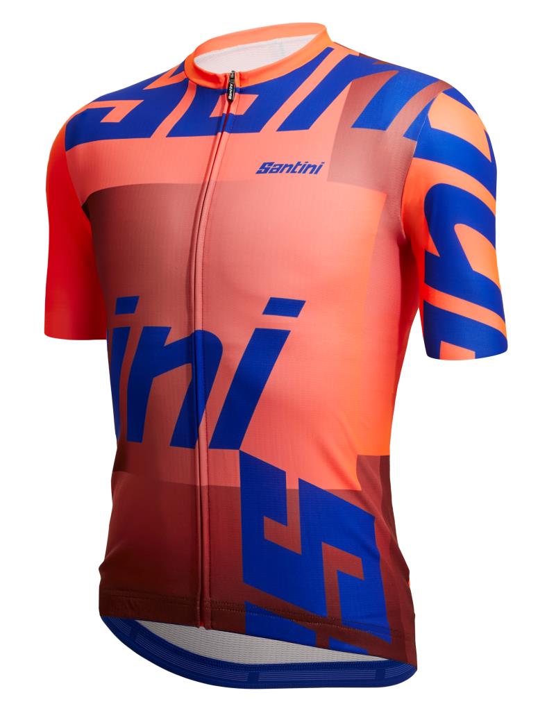 Santini 3S Karma Logo SS Bisiklet Forması 3S94075CKARMALOGO Fluo Orange