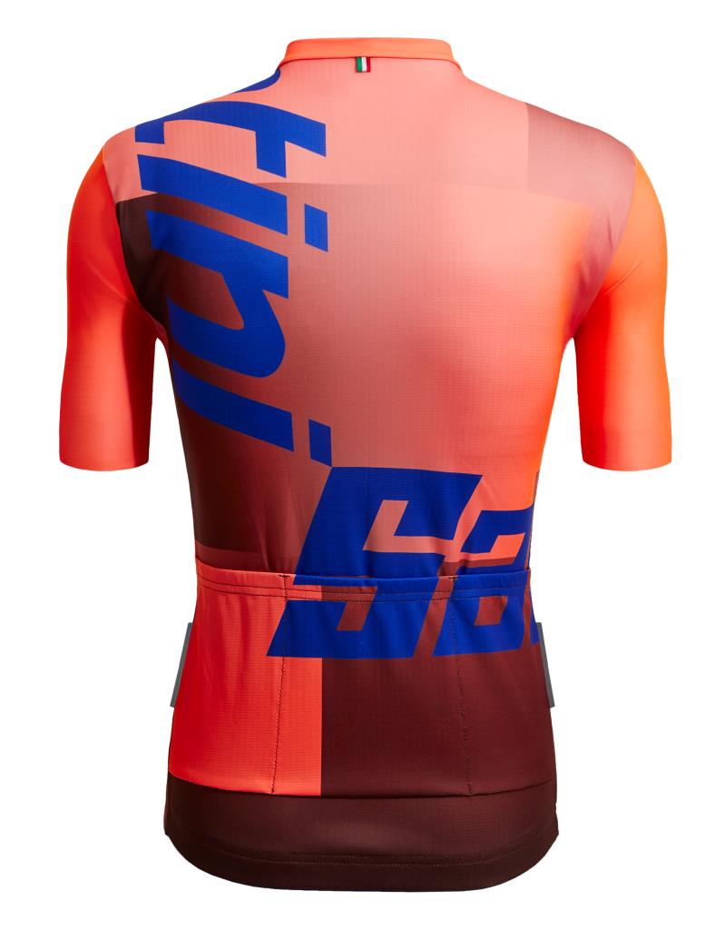 Santini 3S Karma Logo SS Bisiklet Forması 3S94075CKARMALOGO Fluo Orange