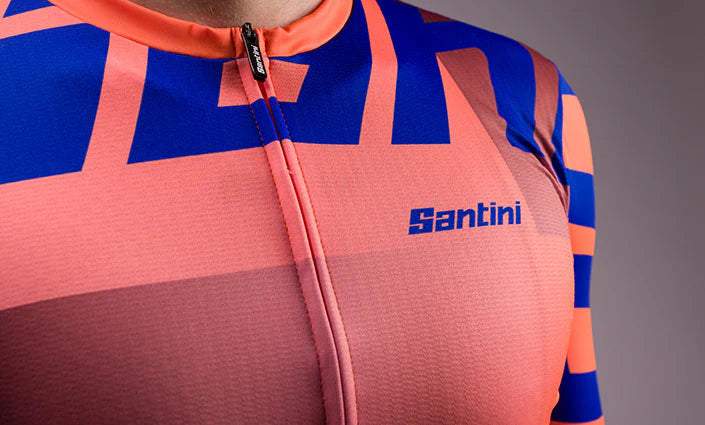 Santini 3S Karma Logo SS Bisiklet Forması 3S94075CKARMALOGO Fluo Orange