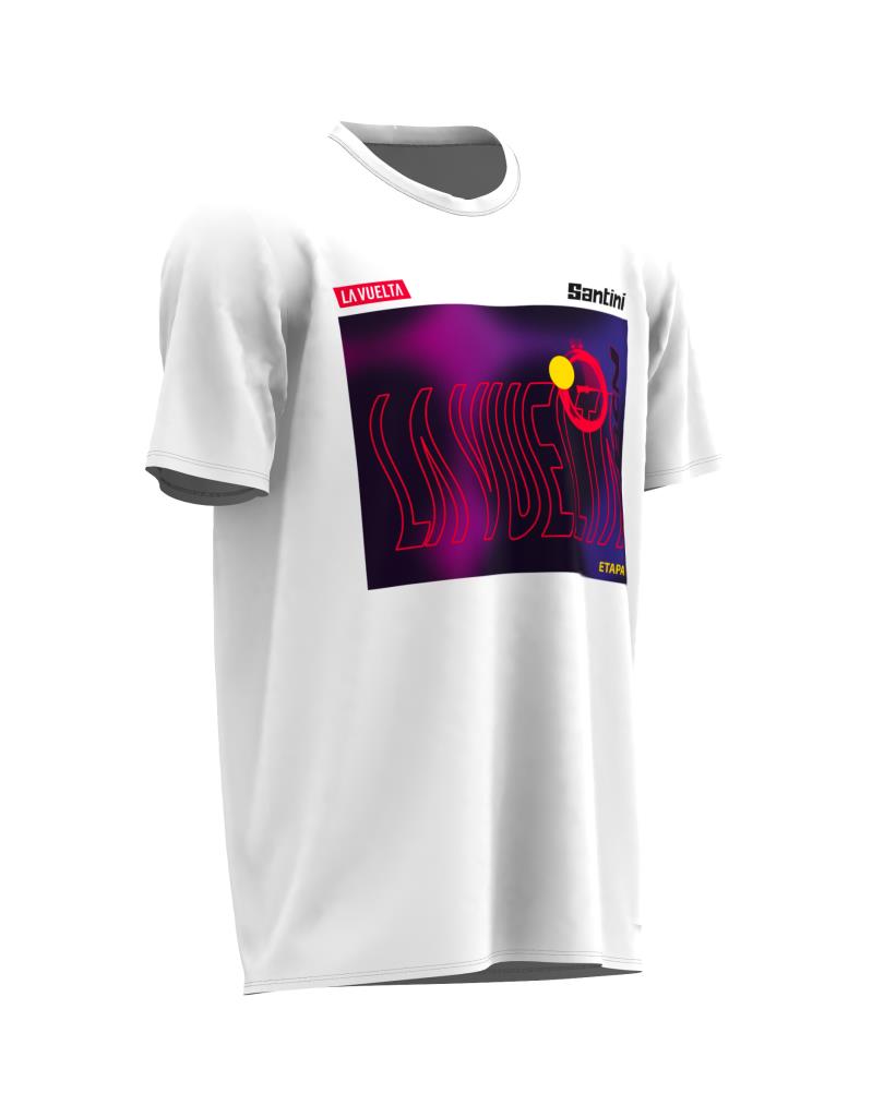 Santini BARCELONA La Vuelta Özel Seri Tişört RE499COTLV23BCN
