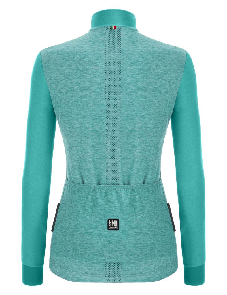 Santini Colore Puro Kışlık Termal Kadın Bisiklet Forması 2W216175RCOLORPUR0