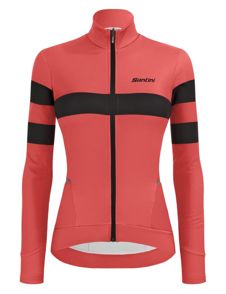 Santini Coral Bengal Kadın Termal Kışlık Bisiklet Forması 2W216175CORALBENG