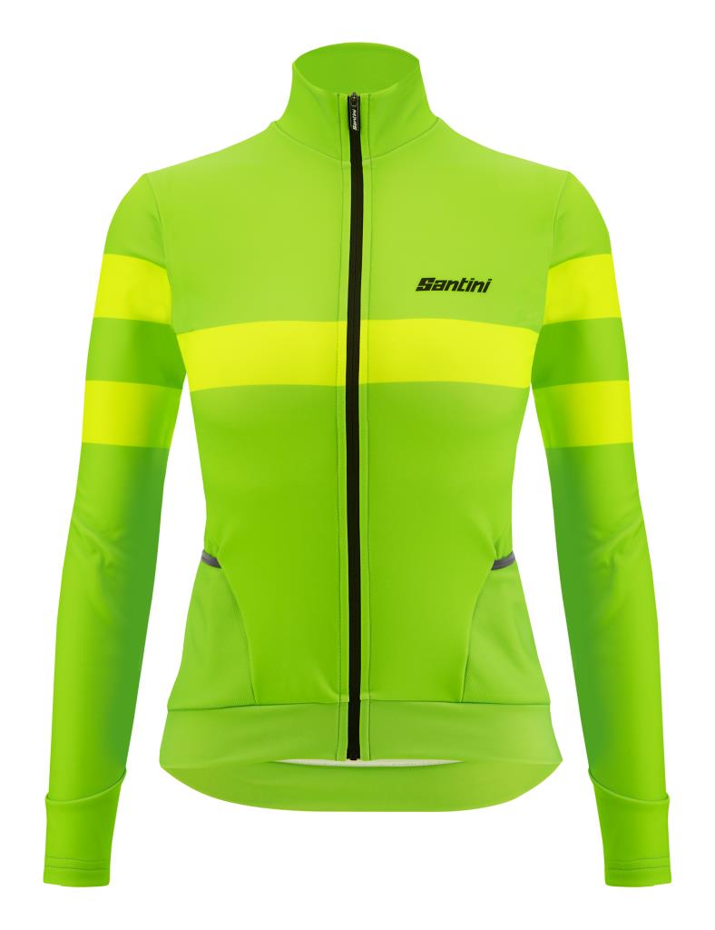 Santini Coral Bengal Kadın Termal Kışlık Bisiklet Forması 3W216175CORALBENG