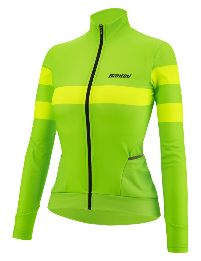 Santini Coral Bengal Kadın Termal Kışlık Bisiklet Forması 3W216175CORALBENG