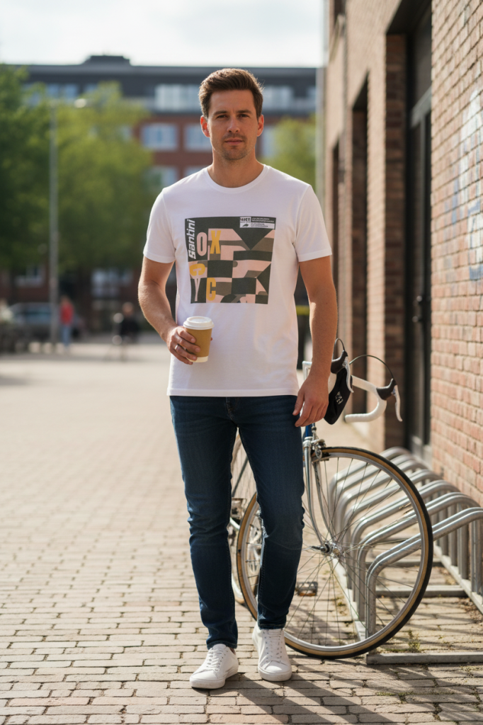 Santini Cyclo-Cross World Championships Özel Seri Tişört EM499PESCX22