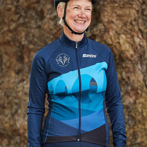 Santini Deep Winter Termal Erkek Kışlık Bisiklet Forması Richmond Cycles 9C216075DEEP