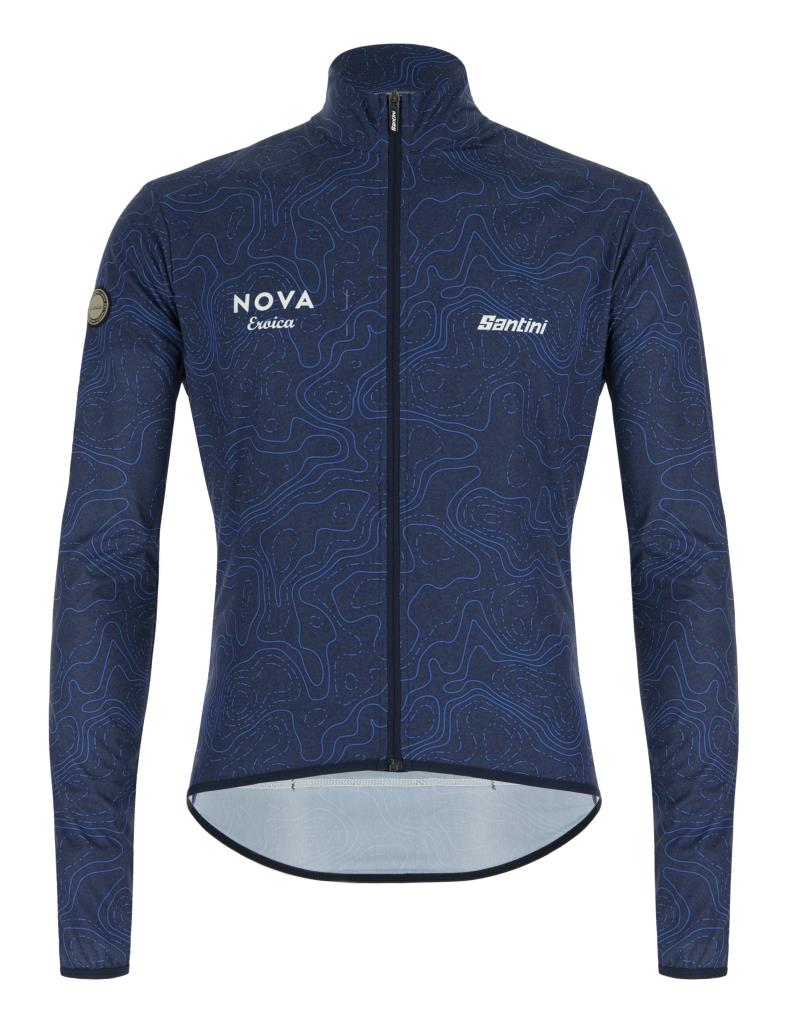 Santini EROICA NEBULA ARTE Erkek Rüzgarlık Bisiklet Ceketi ER33275NEBULARTE