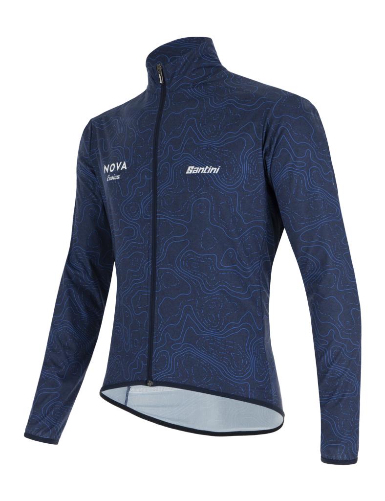 Santini EROICA NEBULA ARTE Erkek Rüzgarlık Bisiklet Ceketi ER33275NEBULARTE