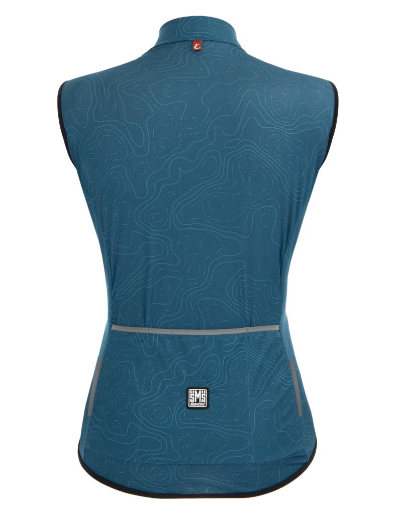 Santini EROICA NEBULA OPERA Kadın Rüzgarlık Yelek ER542L75NEBULOPER