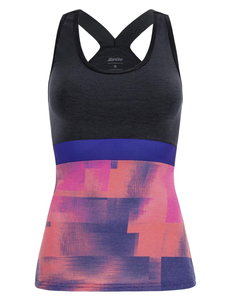 Santini FORZA Indoor Training Kadın Büyük Beden Spor Üst 2W63GLLFORZA