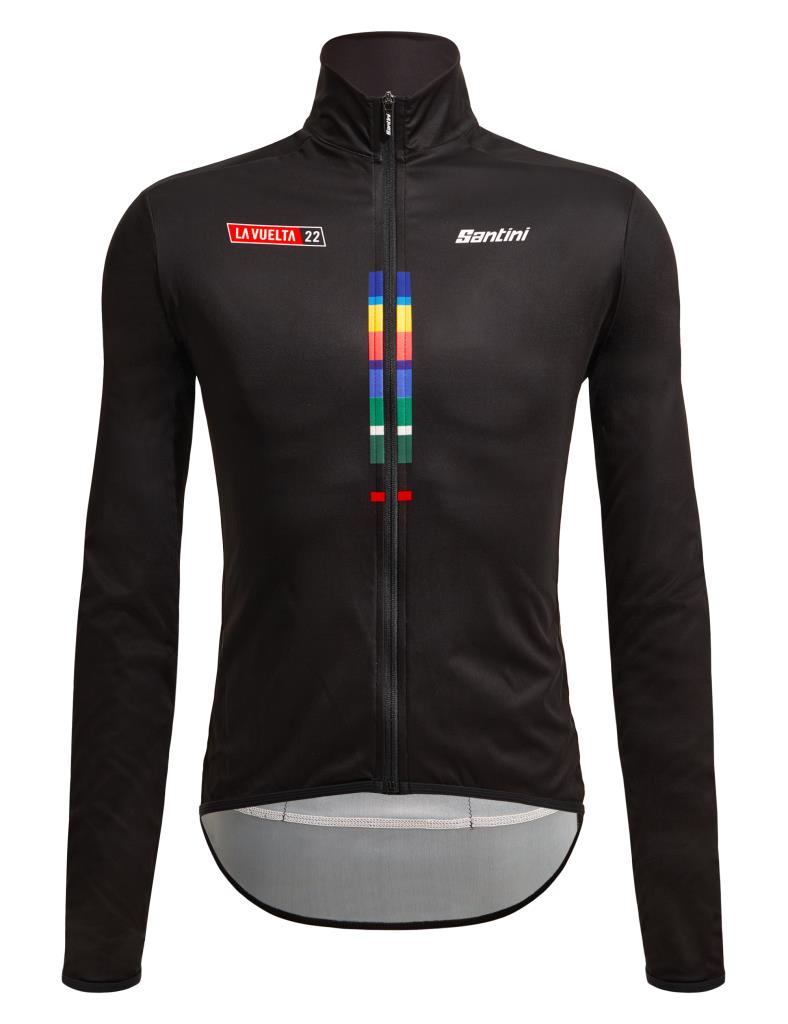 Santini GIST La Vuelta Official Erkek Rüzgarlık Bisiklet Ceketi RE33275GIST