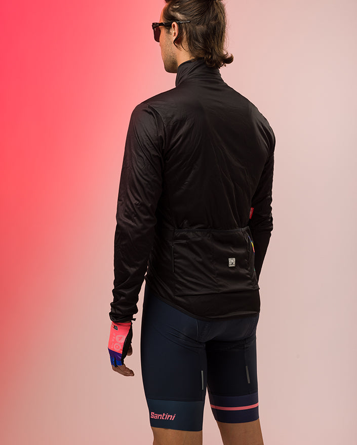 Santini GIST La Vuelta Official Erkek Rüzgarlık Bisiklet Ceketi RE33275GIST