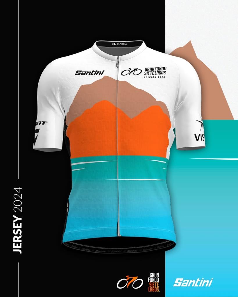 Santini GranFondo Siete Lagos Kısa Kollu Erkek Forma GF94875C7LAGO