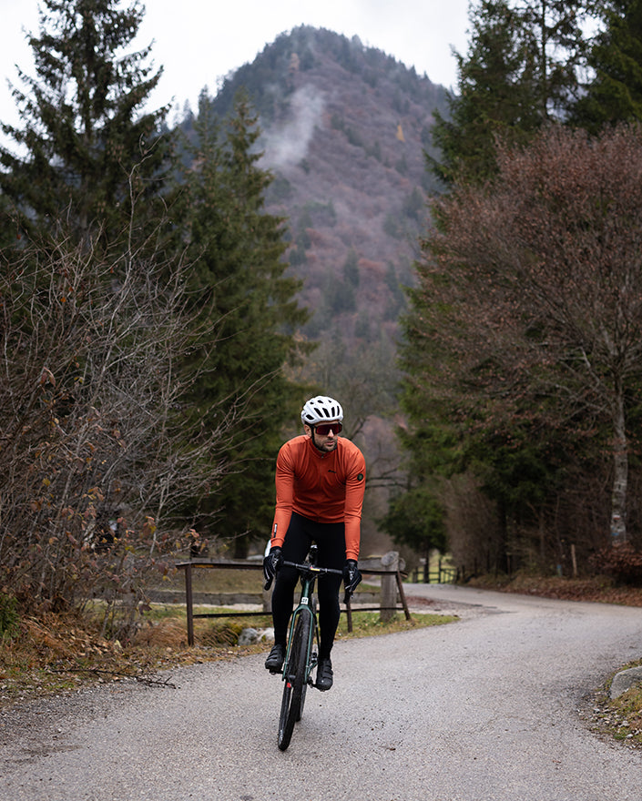 Santini Gravel Core Büyük Beden Erkek Bisiklet Forması Uzun Kollu 3M216075GRAVLCORE