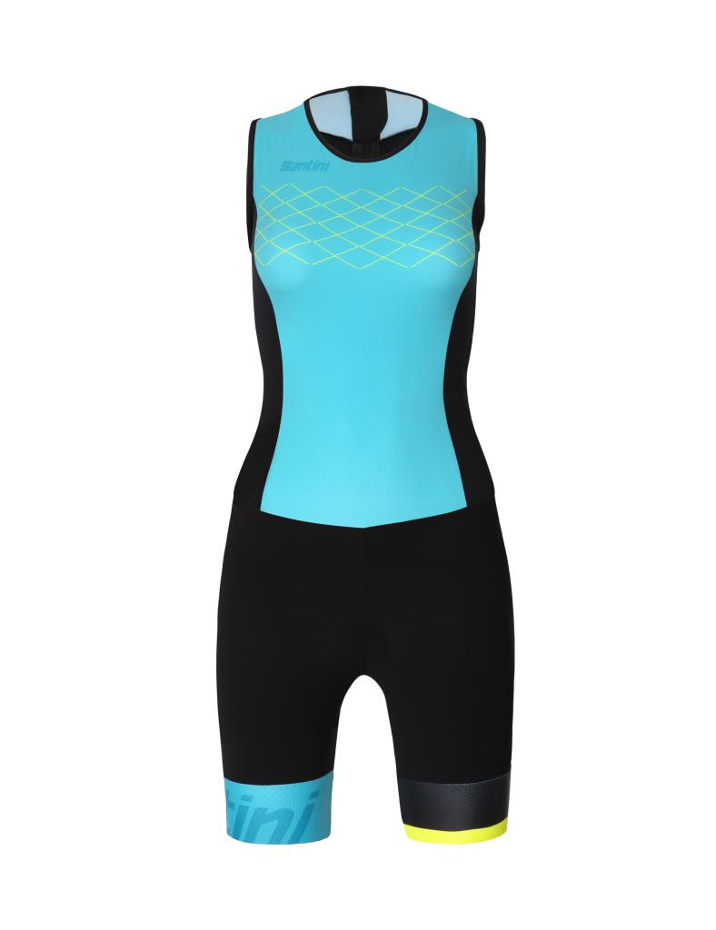 Santini GTR REDUX S9 Lady Body Triathlon Kadın Kolsuz Trisuit S9771GTRREDUX