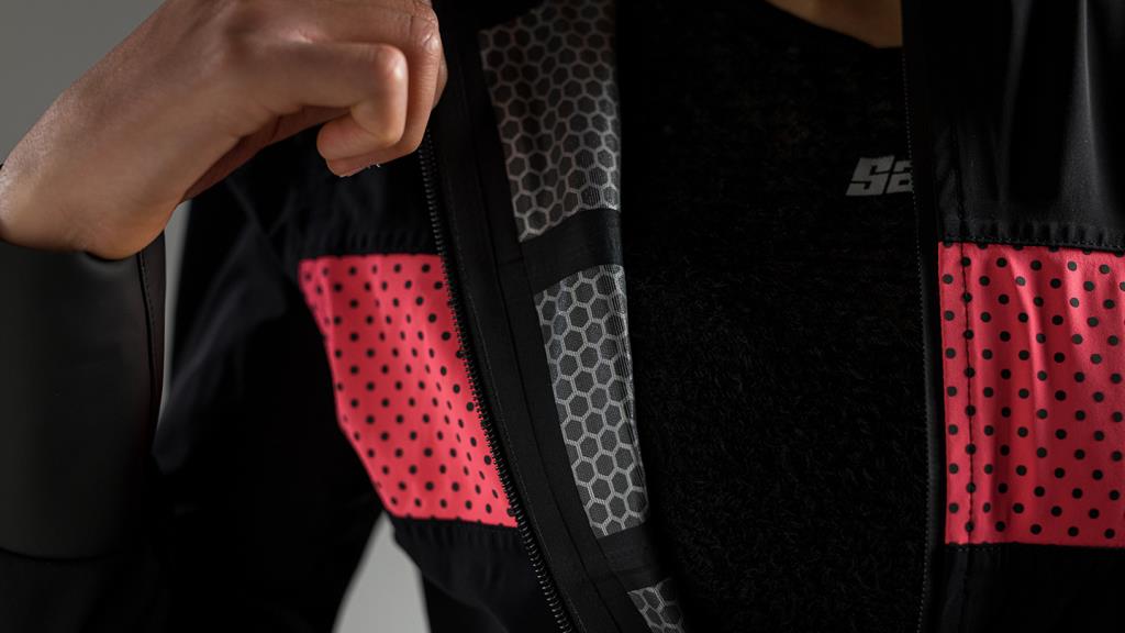 Santini GUARD MERCURIO Kadın Yağmurluk Bisiklet Ceketi 1W51775GUARDMERC