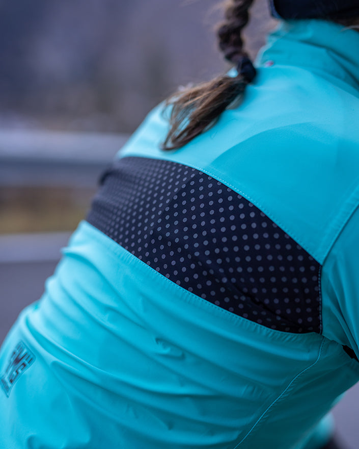 Santini GUARD MERCURIO Kadın Yağmurluk Bisiklet Ceketi 1W51775GUARDMERC