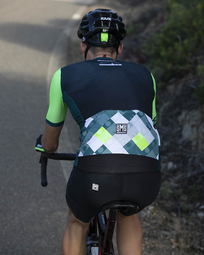 Santini Ironman SS Jersey Erkek Kısa Kol Forma 9I94075RVIS Ironman VIS Design