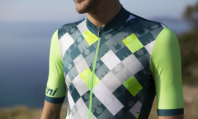 Santini Ironman SS Jersey Erkek Kısa Kol Forma 9I94075RVIS Ironman VIS Design