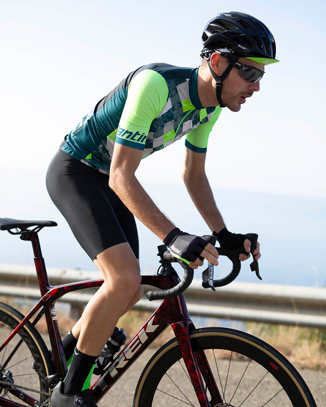 Santini Ironman VIS Özel Seri Erkek Askılı Bisiklet Taytı 9I1075C3VIS