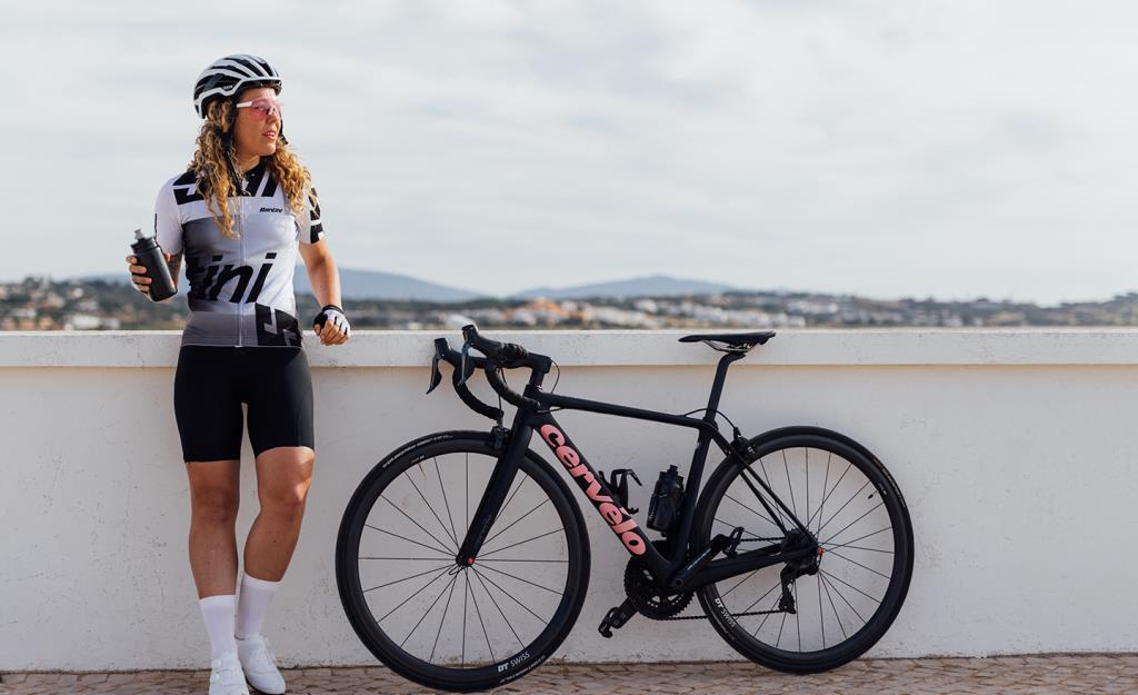 Santini Karma Logo Kadın Bisiklet Forması 3S940L75CKARMALOGO