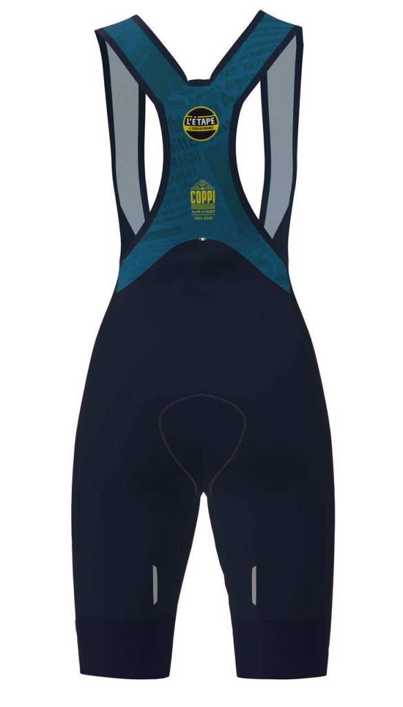 Santini L'etape Du Tour De France Coppi Alpe D'Huez Askılı Erkek Bisiklet Taytı RE1065GIL2EDT