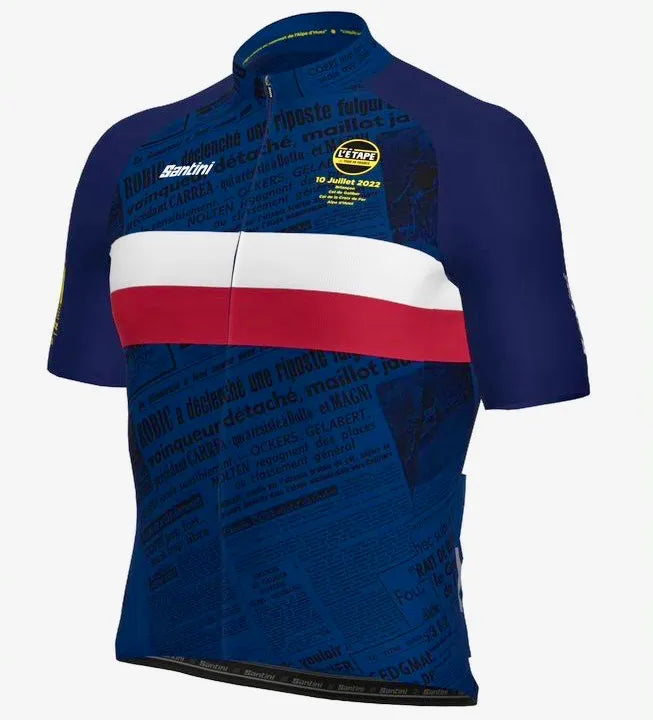 Santini L'Etape Du Tour De France Özel Seri Erkek Bisiklet Forması RE95475C2EDT