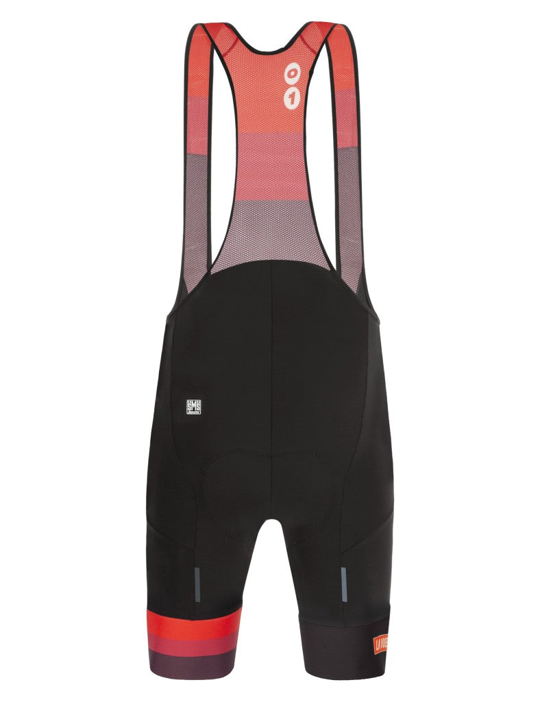 Santini LA VUELTA BURGOS Stage Cycling Erkek Askılı Bisiklet Taytı RE1075GITBURGO